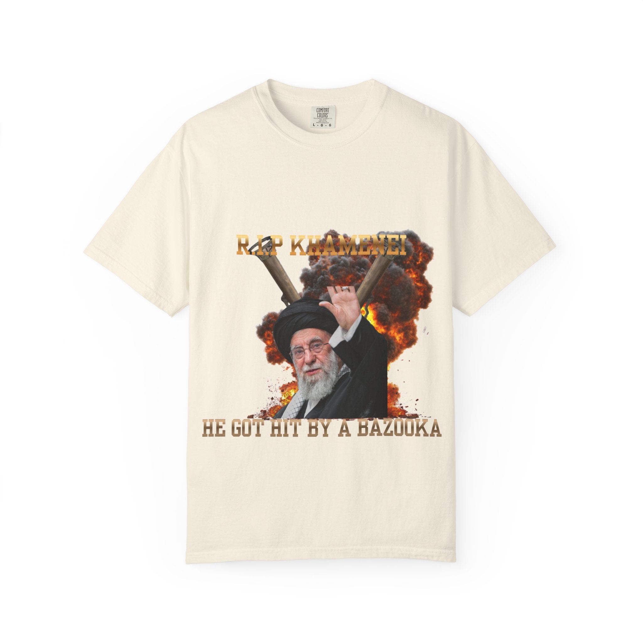 Graphic T-Shirt — 'He Got Hit by a Bazooka' Novelty Tee